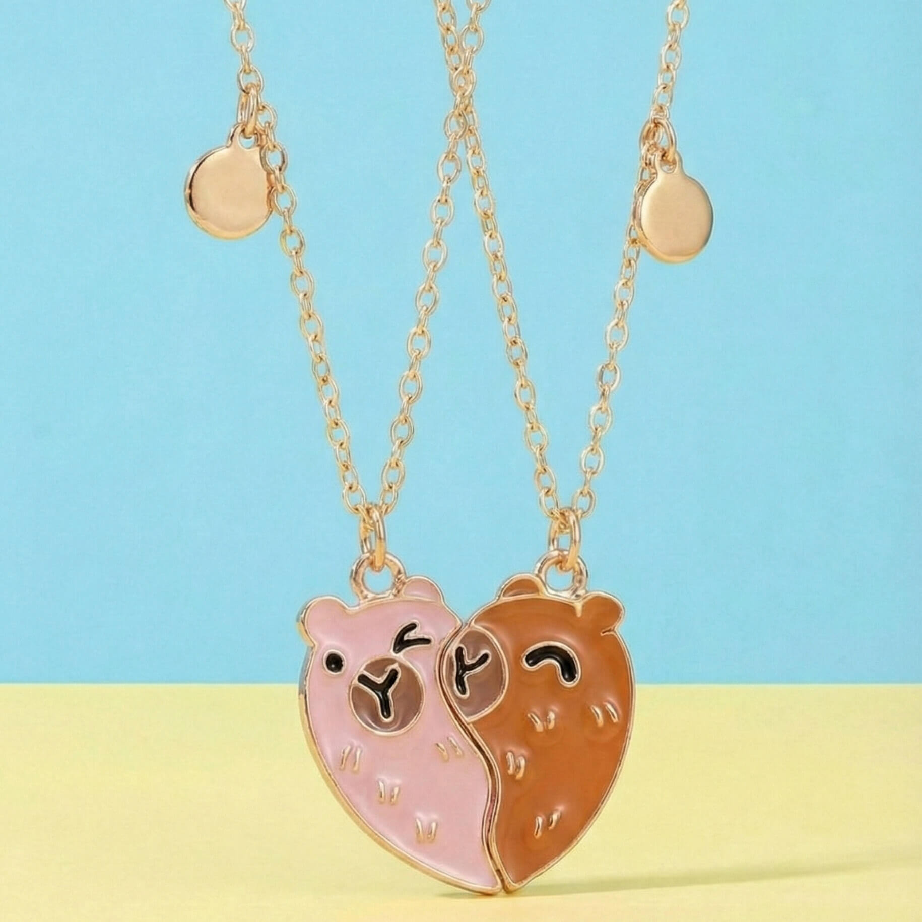 Two Tones Bara Magnetic Necklace