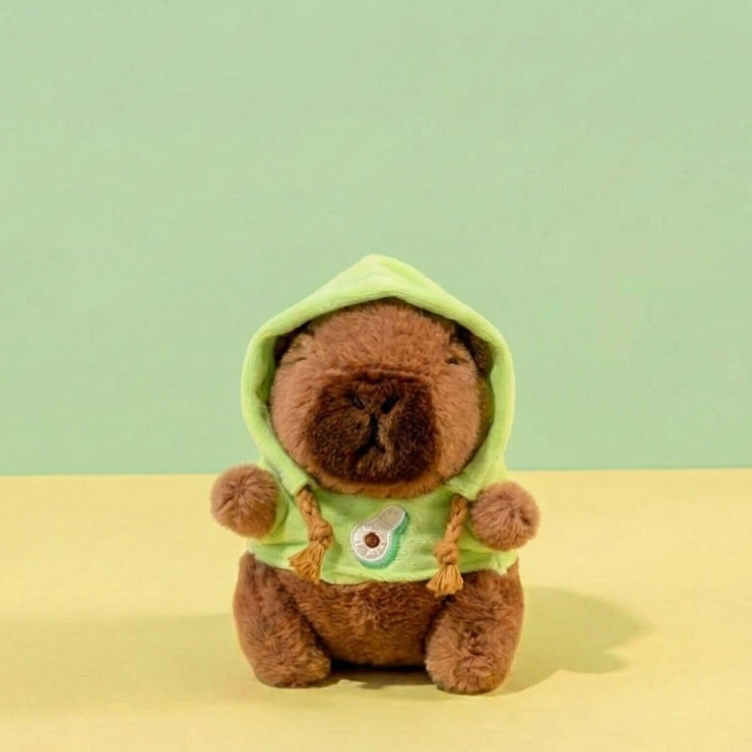 Green Hoodie Keychain