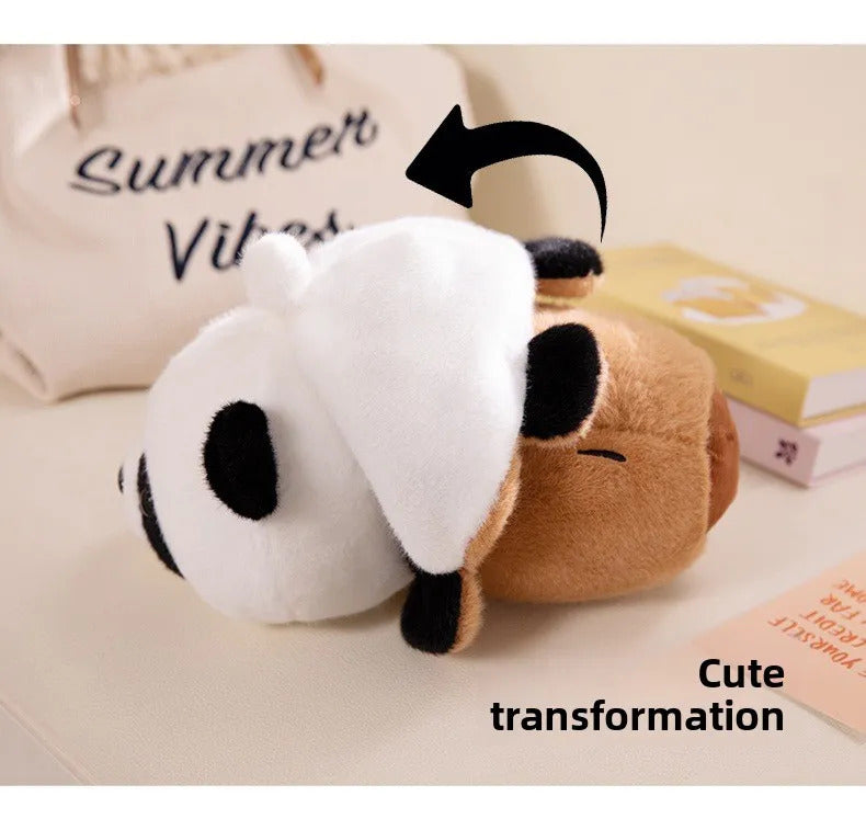 Capybara x Panda Flip Plush
